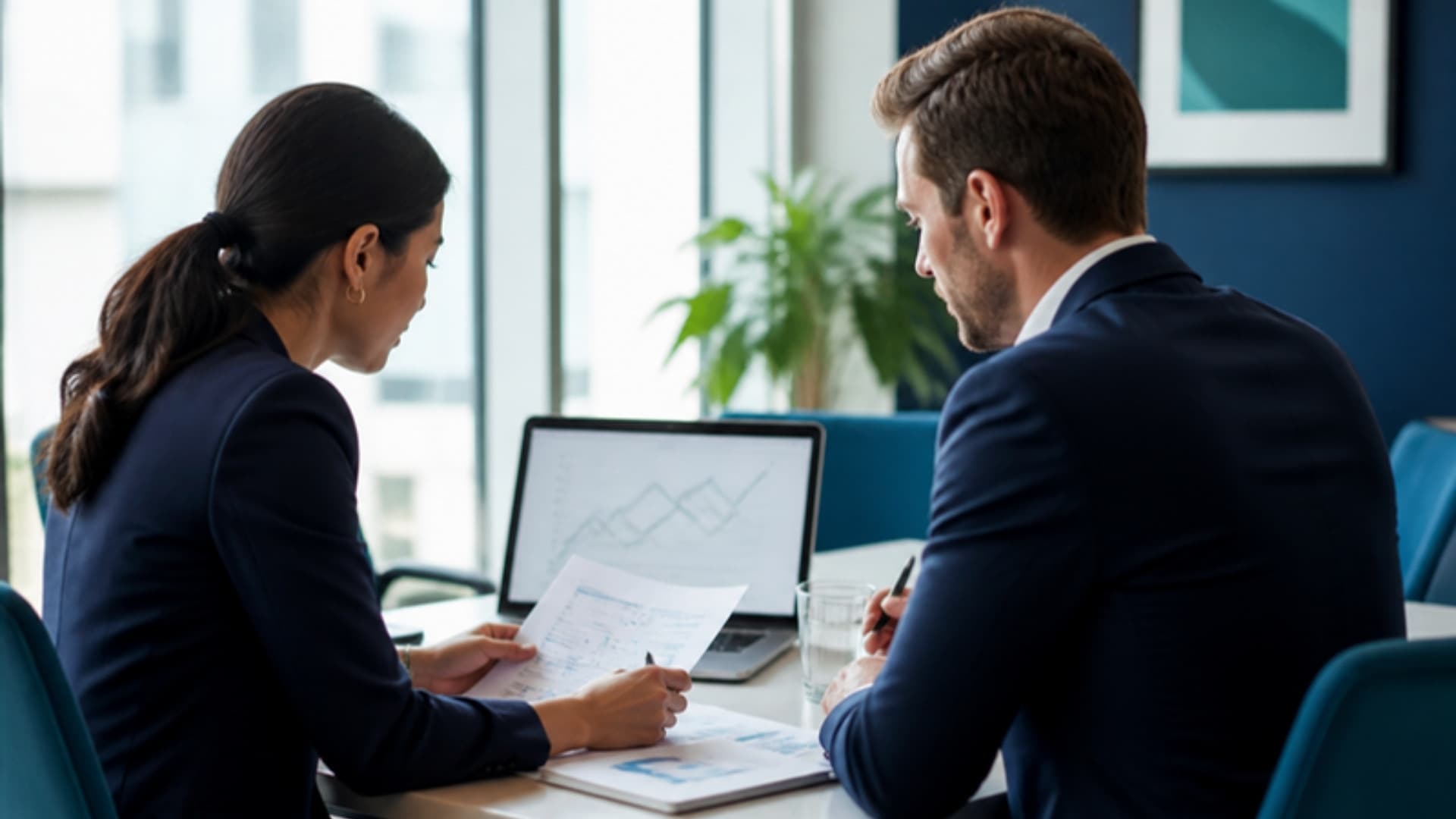 Échange entre un professionnel et un conseiller NégoWatt Solutions autour d'un dossier